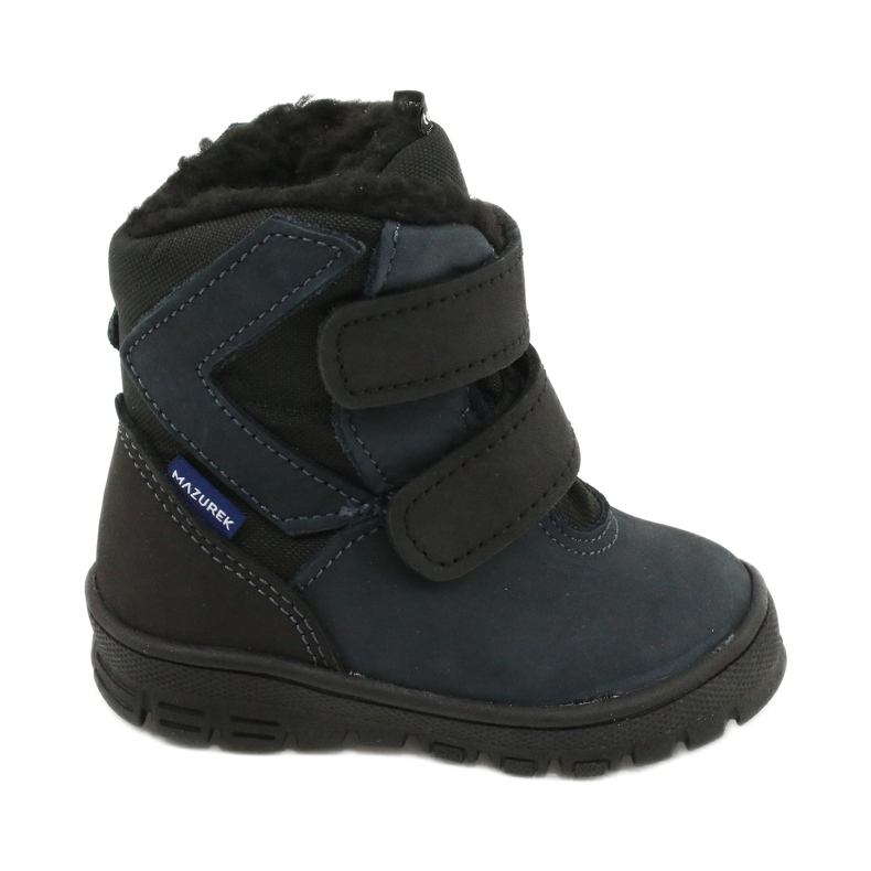 Botas botas con membrana Mazurek 1351 azul marino negro