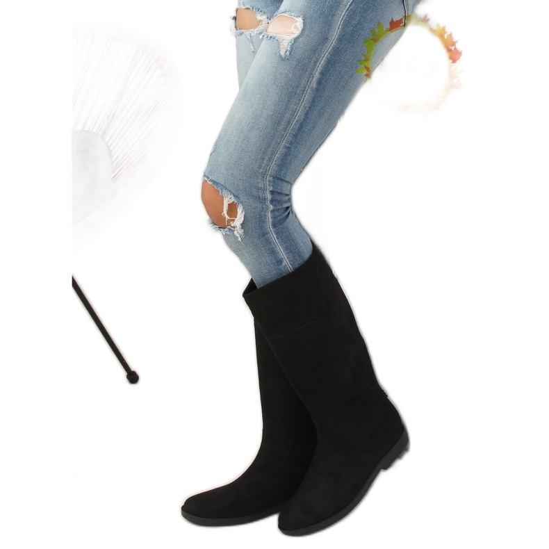 Chanclos de mujer negros negro D62P Negro