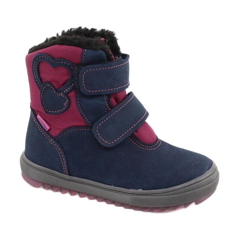 Botas con membrana TE-POR Mazurek 1351 M azul marino rosado