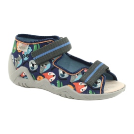 Calzado infantil befado amarillo 350P013 azul gris multicolor