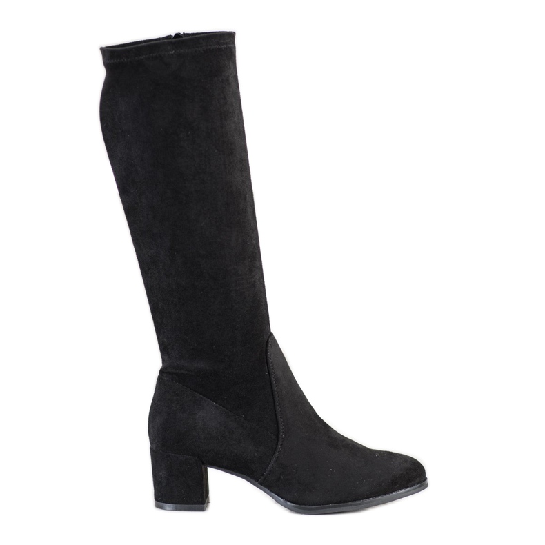 Botas negras de Sergio Leone negro Botas negras de Sergio Leone negro