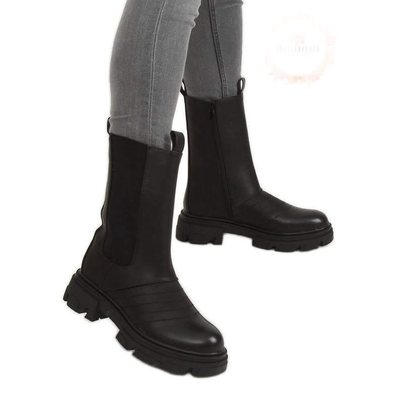 Botas de moto negras D-5 Black negro Botas de moto negras D-5 Black negro
