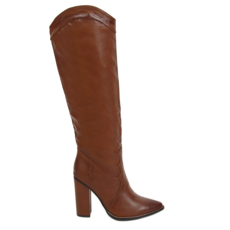 Botas con acento vaquero marrón RB81P Camel Botas con acento vaquero marrón RB81P Camel