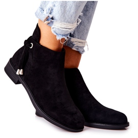 Botas Mujer Negras de Ante Numbero negro