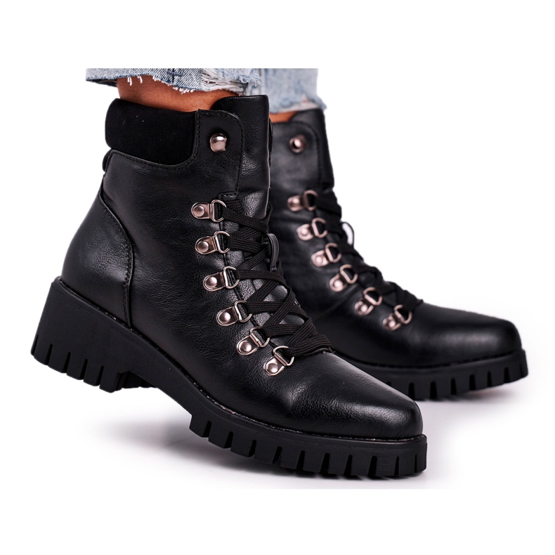 Botas de trabajo para mujer Endragon negras negro