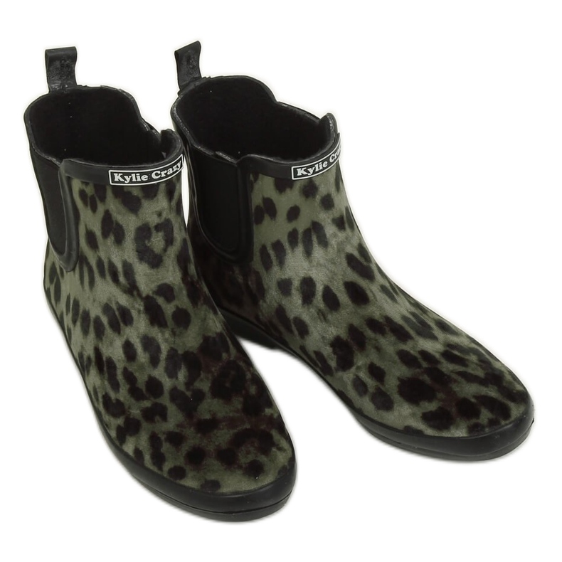 Botas de lluvia Green ocelot SY103 Taupe verde