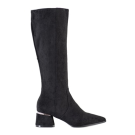 Filippo Botas con Tacón Decorativo negro
