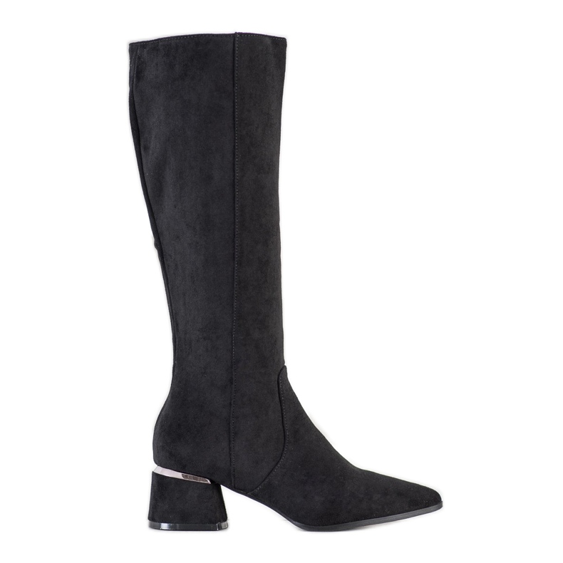 Filippo Botas con Tacón Decorativo negro