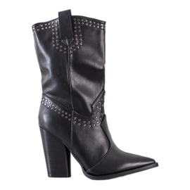 Seastar Botas de vaquero en Spitz negro