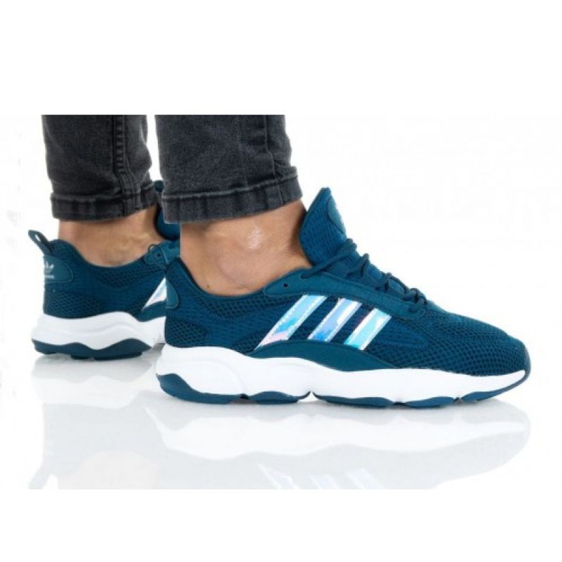 Zapatillas Adidas Huiwee Jr EF5779 azul verde