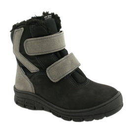 Botas negras con membrana Mazurek 1351 negro gris