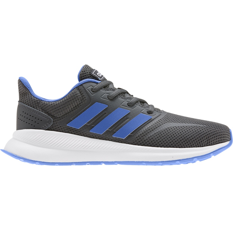 Zapatillas Adidas Runfalcon K para niños gris azul EE4670