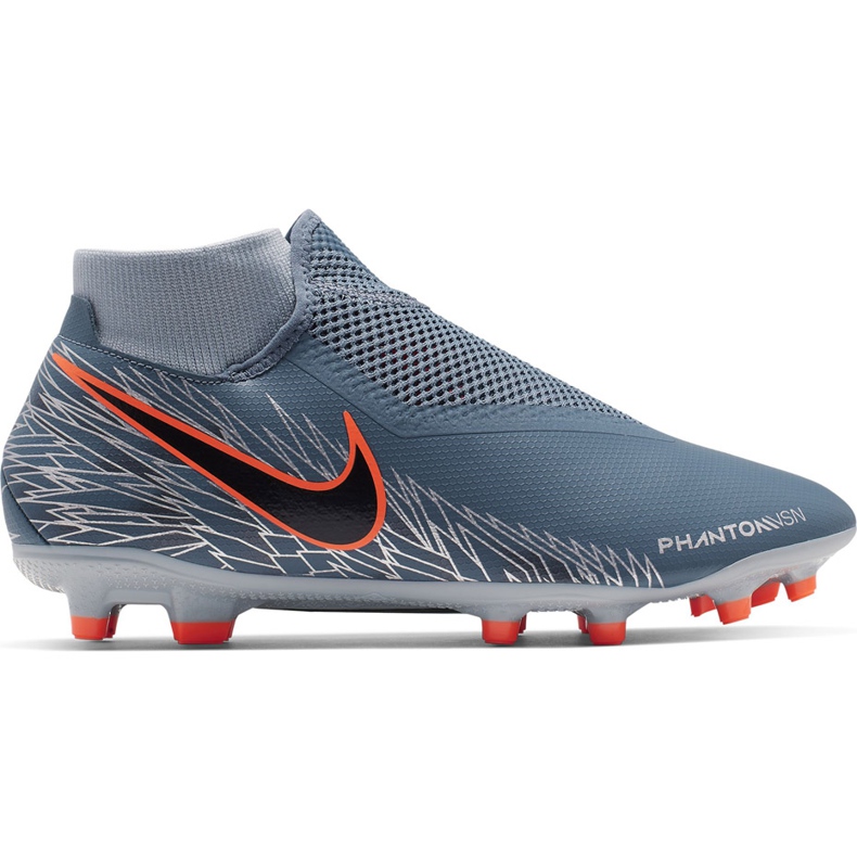 Zapatillas de fútbol Nike Phantom Vsn Academy Df FG / MG AO3258 408 multicolor gris