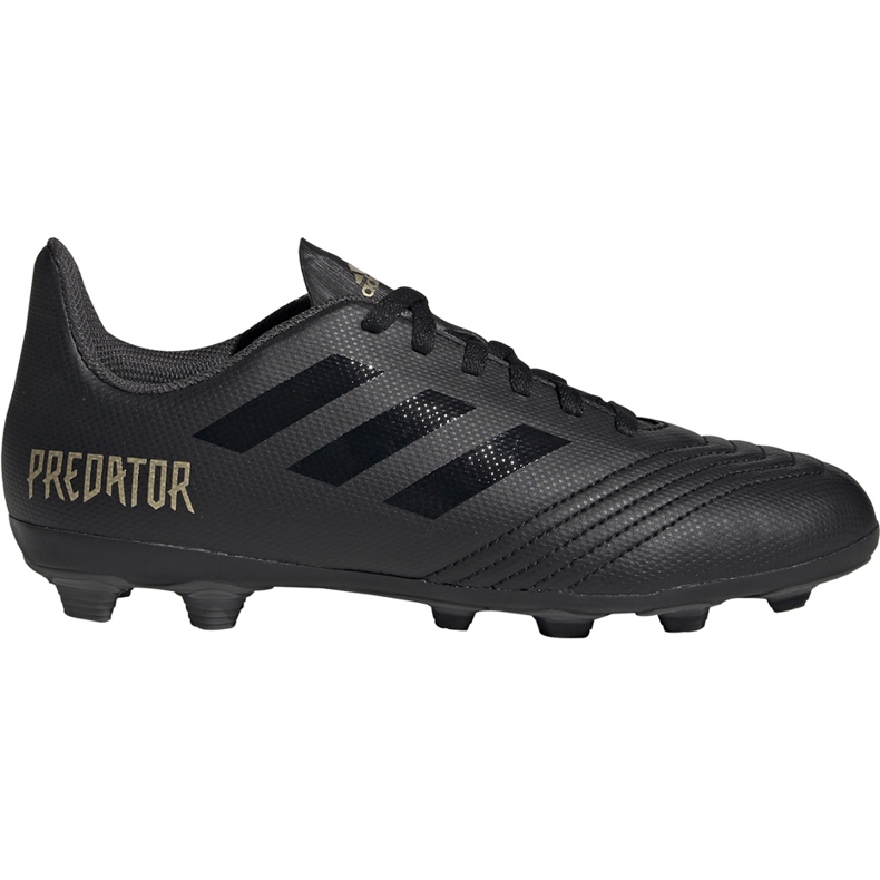 Botas de fútbol Adidas Predator 19.4 FxG Junior negras EF8989 negro negro