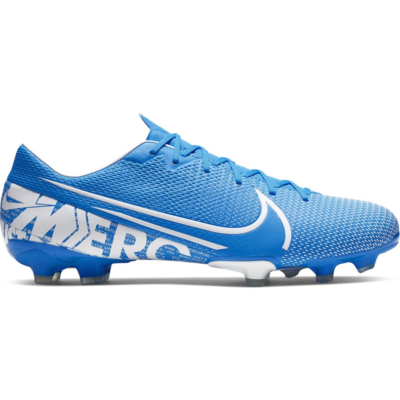 Zapatos de fútbol Nike Mercurial Vapor 13 Academy FG / MG AT5269 414 azul azul
