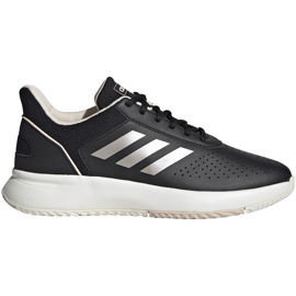 Zapatillas de mujer adidas Courtsmash negras EG4204 negro