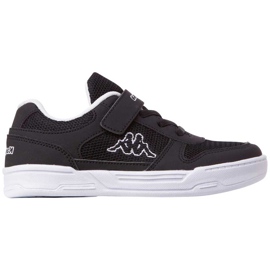 Zapatos Kappa Dalton K negro y blanco 260779K 1110