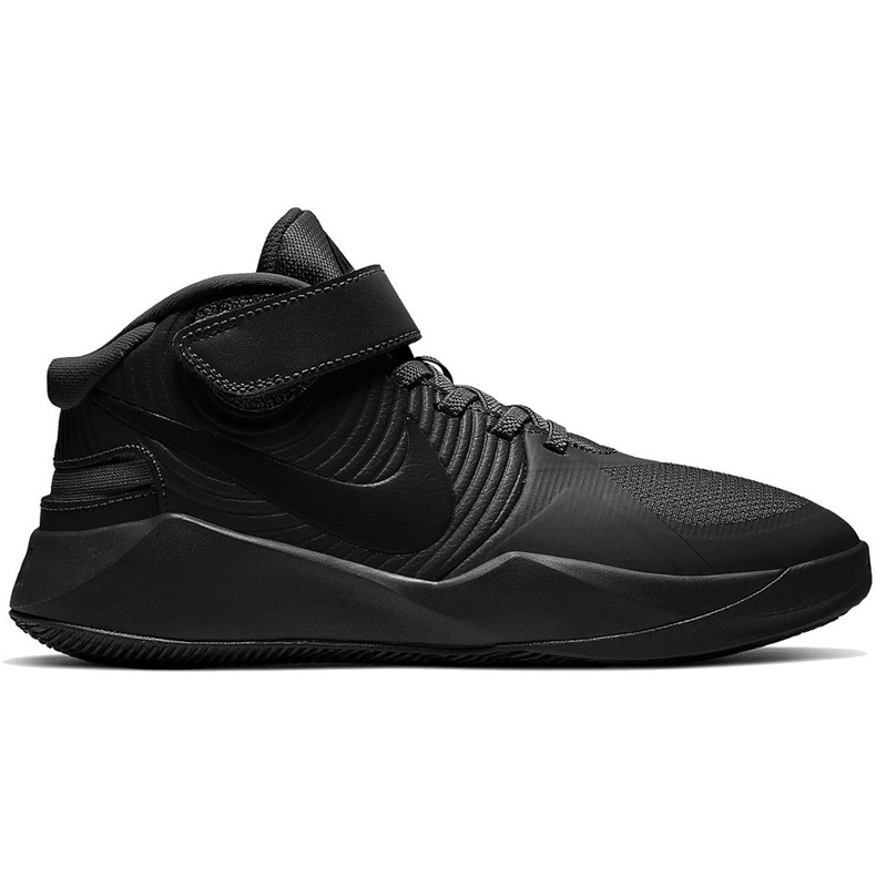 Zapatillas Nike Team Hustle 9 Flyease negras para niños BV2952010 negro negro