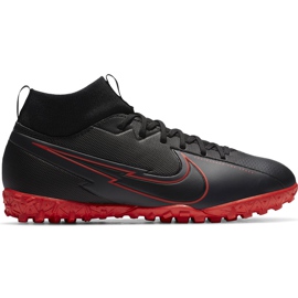 Calzado de fútbol Nike Mercurial Superfly 7 Academy Tf Junior AT8143 060 negro negro