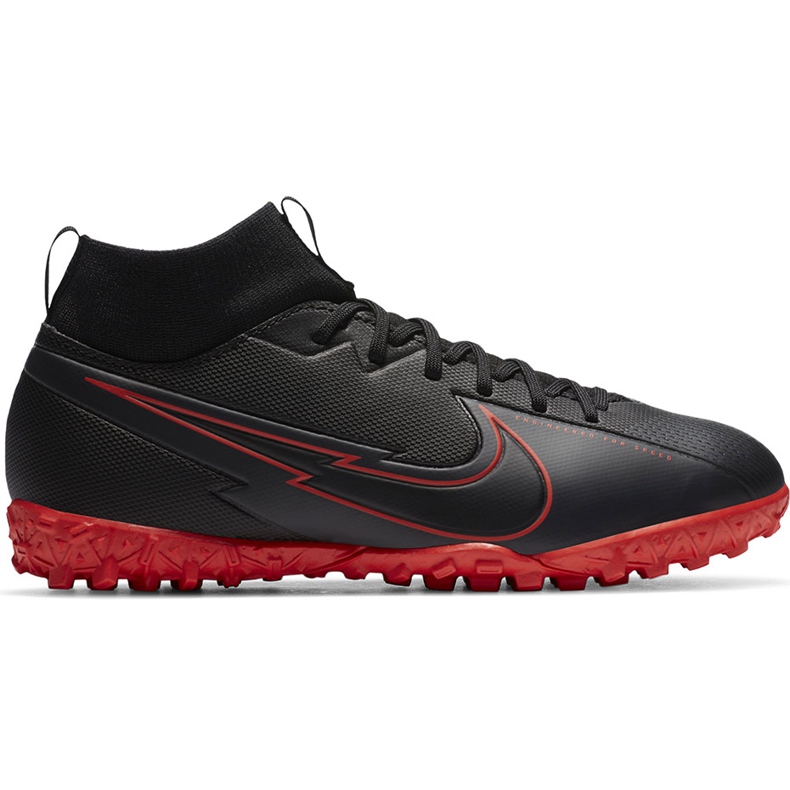 Calzado de fútbol Nike Mercurial Superfly 7 Academy Tf Junior AT8143060 negro negro