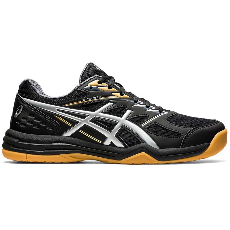 Zapatillas de voleibol Asics Upcourt 4 negras 1071A053 001 para hombre negro negro