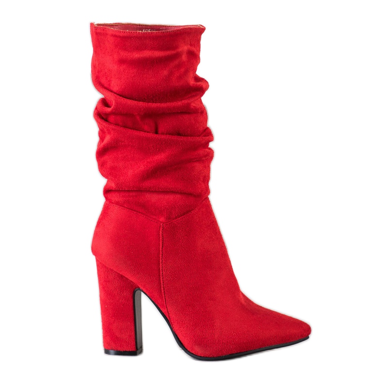 Sweet Shoes Botas rojas cortas rojo