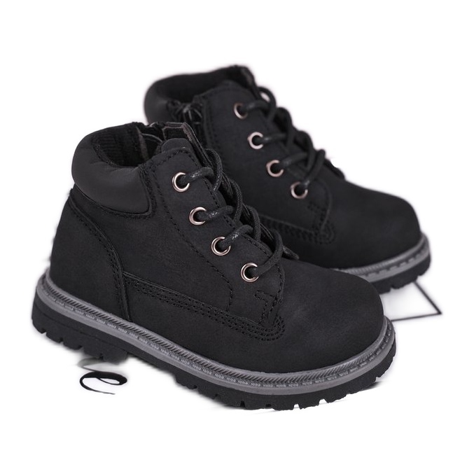 Apawwa Botas niño niño negro Moa boots