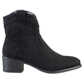 SHELOVET Botas de vaquero negras negro