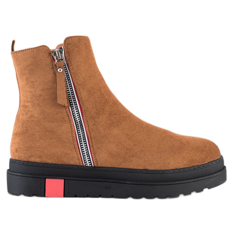 Seastar Botas en la plataforma negra marrón Seastar Botas en la plataforma negra marrón