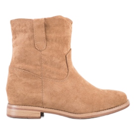 Seastar Botas de vaquero calientes en la cuña beige Seastar Botas de vaquero calientes en la cuña beige