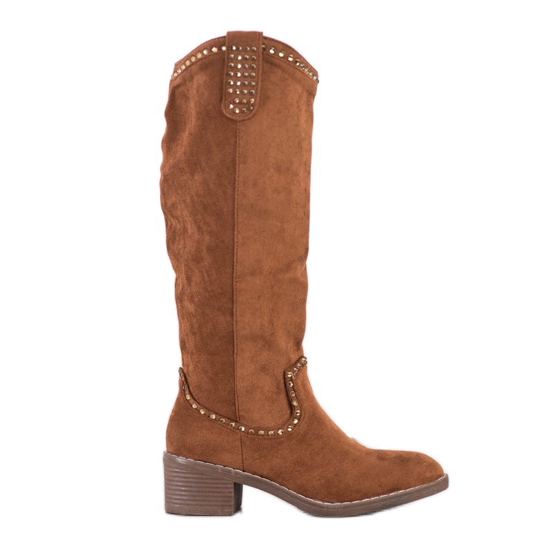 Small Swan Botas de vaquero con adornos marrón Small Swan Botas de vaquero con adornos marrón