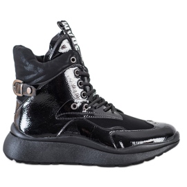 SHELOVET Botas deportivas con aislamiento negro