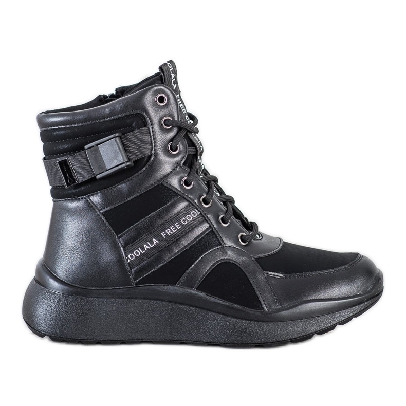 SHELOVET Botas deportivas con aislamiento negro SHELOVET Botas deportivas con aislamiento negro
