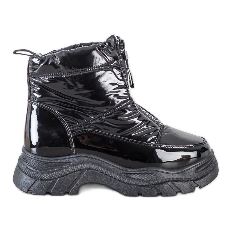 SHELOVET Botas de nieve en el control deslizante negro