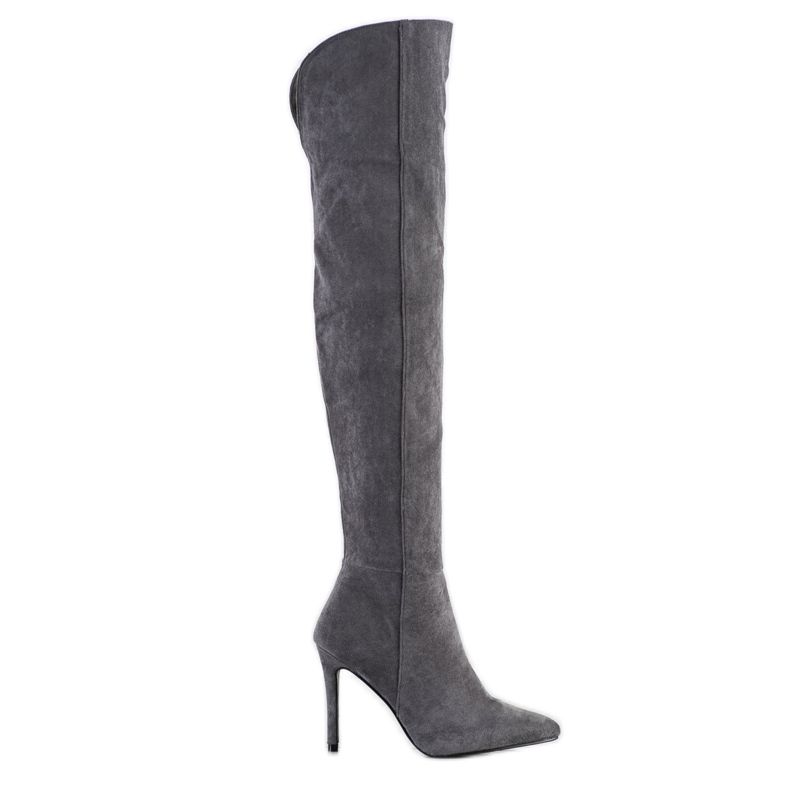 Small Swan Botas de tacón sexy gris