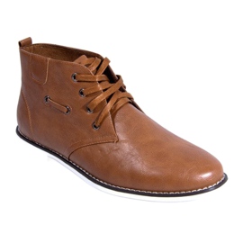 Zapatos Altos Con Cordones TL8900 Camel marrón