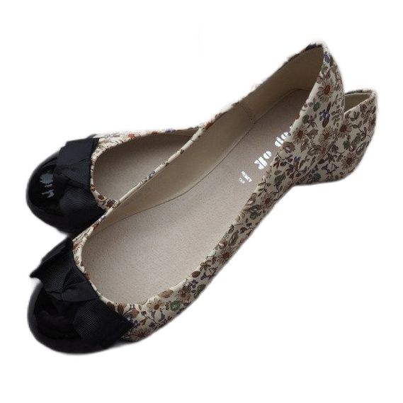 Bailarinas Con Lazo 6148 de color blanco