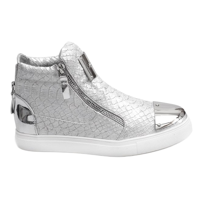 Zapatillas altas Q55 Silver plata
