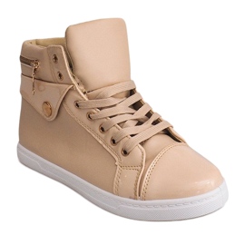 Deportivas Altas R-216 Beige