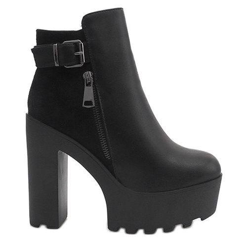 Botas calientes en un poste 979-GA Negro