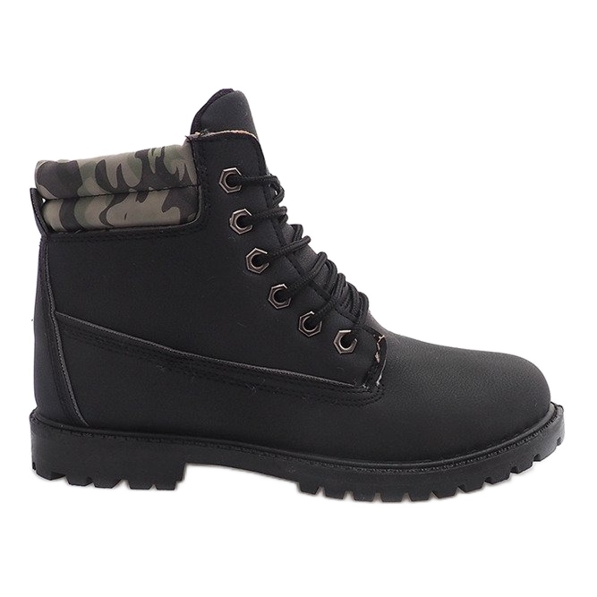 Botas de madera con aislamiento MD1710C Negro