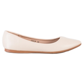 Seastar Bailarinas de cuero ecológico beige