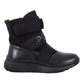 SHELOVET Botas deportivas cálidas negro
