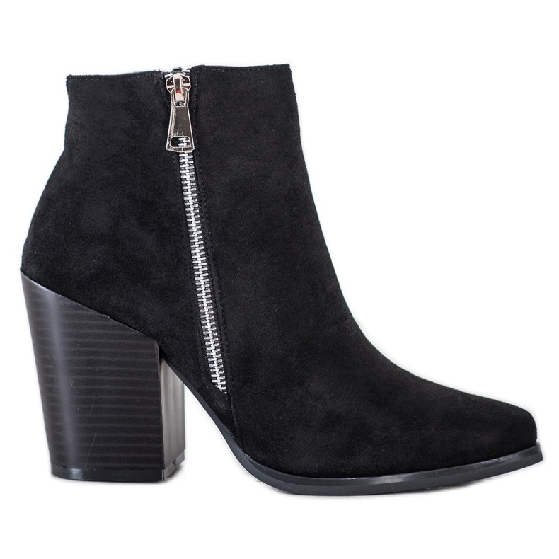 Marquiz Botas cálidas con cremallera decorativa. negro