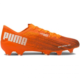 Botas de fútbol Puma Ultra 2.1 Fg Ag M 106080 01 multicolor naranjas y tintos