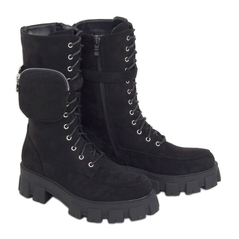 Botas negras con bolso NC1111 Black negro