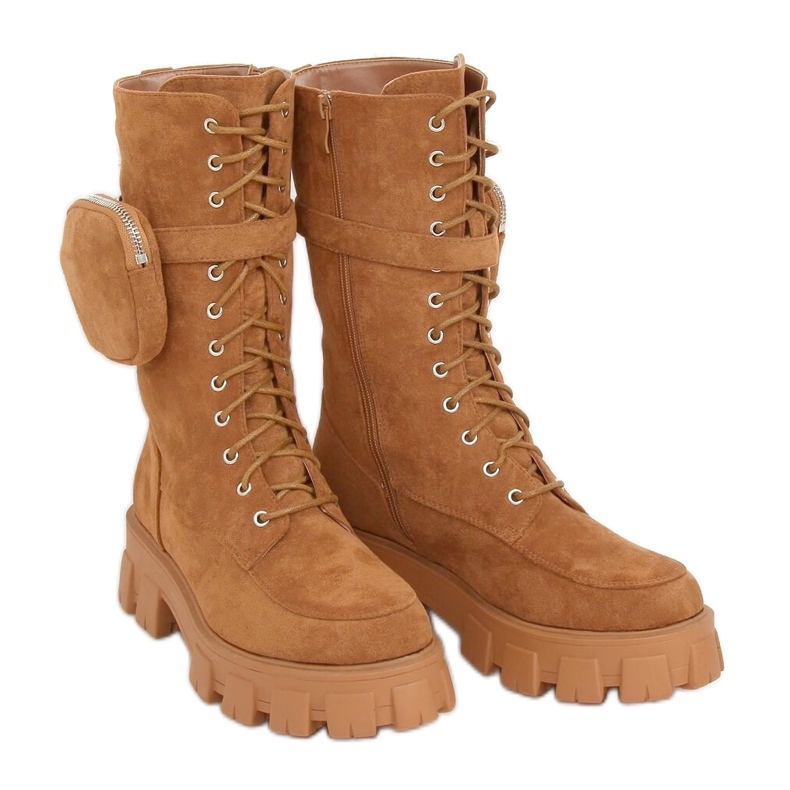 Camel NC1111 Botas camel con bolso marrón multicolor Camel NC1111 Botas camel con bolso marrón multicolor