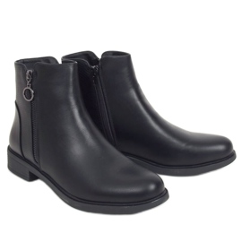 Botas negras planas de mujer negras MR-13 Black negro