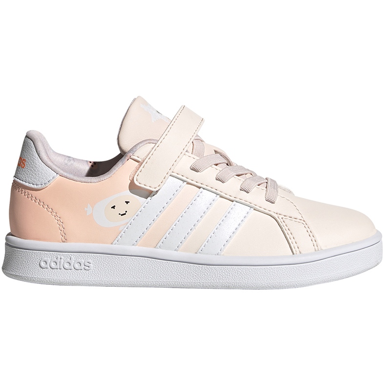 Zapatillas adidas Grand Court C para niños rosas FW4937 rosado
