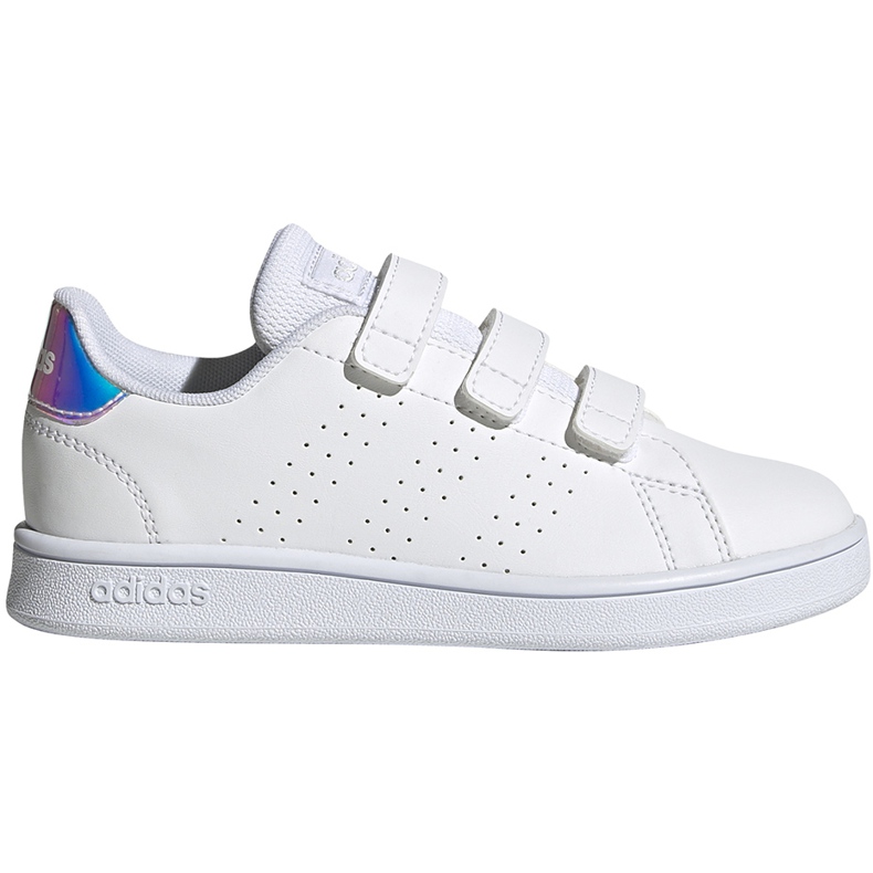 Zapatillas adidas Advantage C blancas para niños FY4625 blanco